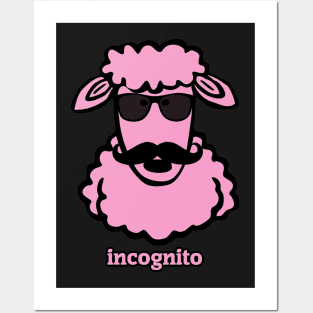 Pink Sheep Incognito Posters and Art